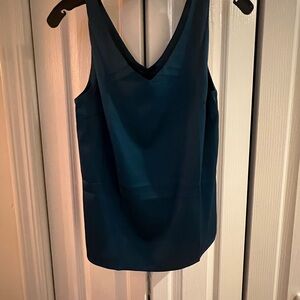 Elegant Teal Sleeveless Top